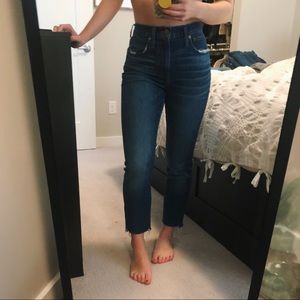 Madewell High Rise Slim Boyjean size 24